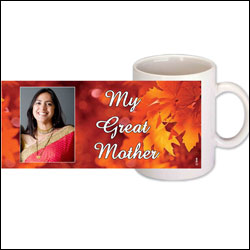"Milk White personalised Mug - (for Mother) - Click here to View more details about this Product